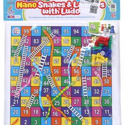 Ratnas Nano Snake & Ladders with Ludo- Multicolour-27