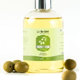 Nat Habit Pure Olive Baby Oil, Enriched with Vit E & Omega-3, 6 (200ml)-image-24