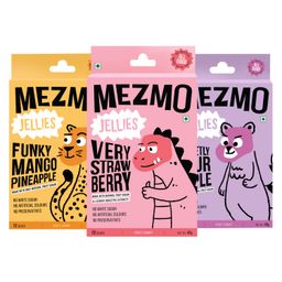 Mezmo Funky Fruit Jellies  Pack Of 3 - 12 Pieces Each-image-57