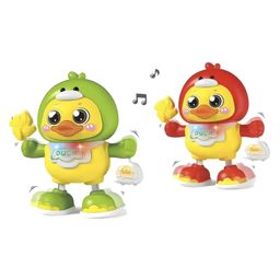 AKN TOYS Electric Lights Dancing Ducks Improve Intelligence Early Education Toys for Baby- PACK OF 1- COLOR MAY VARY-97