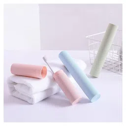 Baby Miniature Ultra Slim Antibacterial Oral care Storage Case Food Grade (Color May Vary-Pack of 1)-picture-42