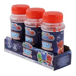 Bubble Magic PJ Masks Pack of 3 Solution With Wand - 118 ml Each image 2
