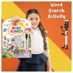 GOWOO Write, Wipe & take Along Word Search With Pen | Search & Scribble: Wipeable Word Hunts image 2