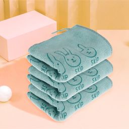 Kuber Industries Cleaning Towel | Reusable Cleaning Towel for Baby | Duster Towel for Home Cleaning | Skip Cleaning Cloth Towel with Hanging Loop | 30x40 | Pack of 3 | Multi image 2