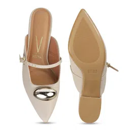 Vizzano PU Block Mules with Bows image 5