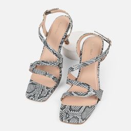 Allen Solly Woman Animal Printed Slim Heels Sandals-image-29