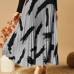 ZWERLON Women Printed A-Line Maxi Skirt-picture-52
