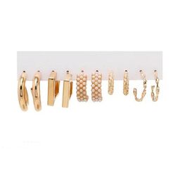 Inara Robes Set of 5 Gold Plated Ear Cuff Earrings-image-37