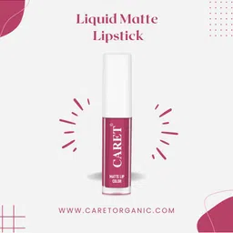 CARET ORGANIC Set Of 5 Super-Pigmented Matte Lipsticks - 2 ml Each - 2-4-8 image 2