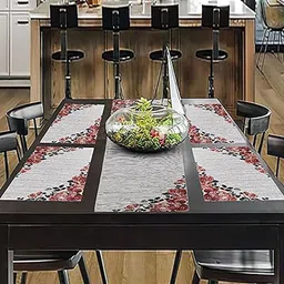 100% Cotton Floral Table Placement-50