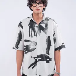 UNRL Pure Cotton Printed Casual Shirt-picture-53