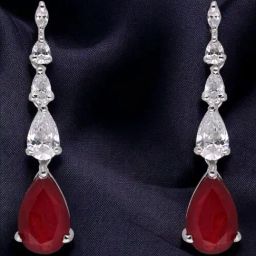 crash.club By CKC Elegant 925 Sterling Silver Blue Drop Earrings-36