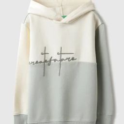 United Colors of Benetton Boys Green Cotton Blend Colorblock Sweatshirt-image-53