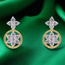 crash.club By CKC Gold-Tone Floral Drop Earrings-image-84