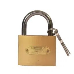 BRUSH HOUSE 25 mm Stainless Steel ‎Powder Coated Finish 3 Keys Padlock-16