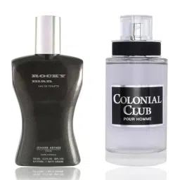 Jeanne Arthes Rocky Man Black + Colonial Club Eau de Toilette Combo Set - Pack of 2-image-14