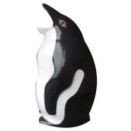 Fibrecrafts India Free Size Black and White Fibre Crafted Dustbin-image-58