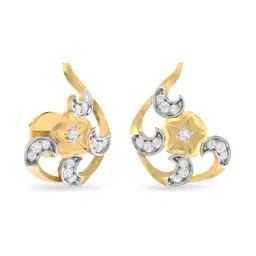 PC Jeweller Darrock 18k Gold Earrings for Women-image-7