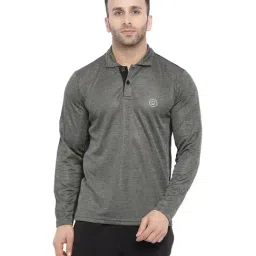 Chkokko Olive Green Regular Fit Polo T-Shirt-image-46