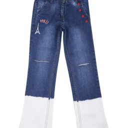 Elle Kids Indigo Cotton Washed Jeans-image-83