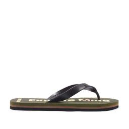 Woodland Men's Jade Black Flip Flops-image-95