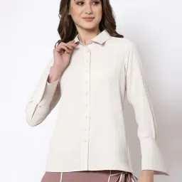Office & You Off White Full Sleeves Shirt-image-78