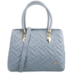 Metro Blue Quilted Medium Handbag-19