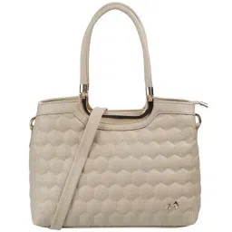 Metro Beige Quilted Medium Handbag-40