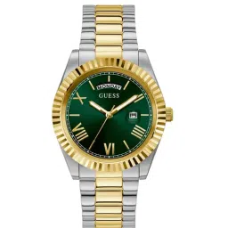 GUESS CONNOISSEUR Men Round 2-Tone Dial Analog Watch - GW0265G8-37