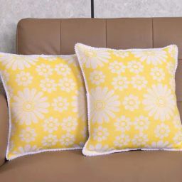 Saral Home Blue Cotton Cushion Covers - Set of 2-33