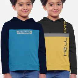 HELLCAT Multicolor Printed Full Sleeves T-Shirt (Pack Of 2)-image-67