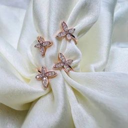 Arte Jewels 925 Silver Rose Gold Toe Rings For Women-image-73