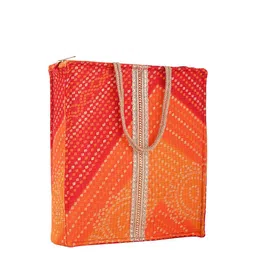 Kuber Industries Colourblocked Shopper Handheld Bag with Tasselled image 3