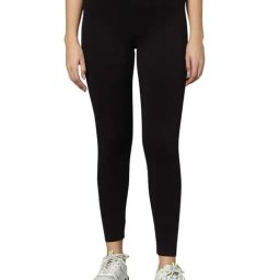 Omtex Black Mid Rise Sports Tights-image-63