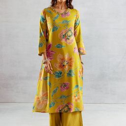 Nehamta Women Floral Printed Kurta with Palazzo-image-76
