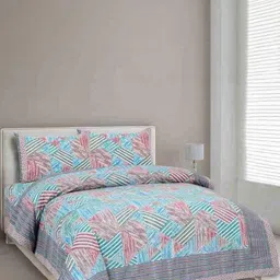 Doristyle Unisex Blue Bedsheets-picture-9