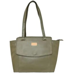Pierre Cardin Light Olive Solid Tote Handbag-23