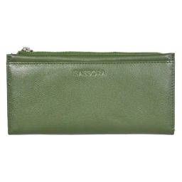 Sassora Green Premium Leather Casual Wallet-picture-12