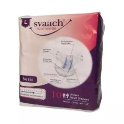 Svaach Basic Adult Diaper Sticker Type Large (Pack of 10 pcs)-picture-36