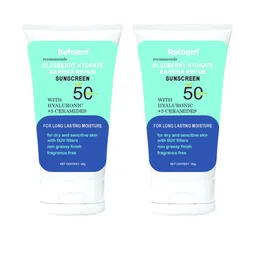 REFOAM Set Of 2 Blueberry Hydrate Barrier Repair Sunscreen SPF50 PA+++ - 60 g Each-14