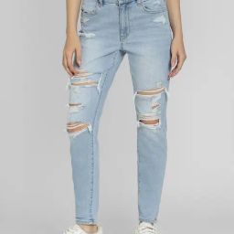 American Eagle Blue Cotton Solid Jeans-picture-20