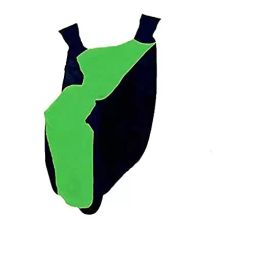 Auto Pearl 100% Water Proof PVC Matty Neon Green & Blue Bike Body Cover for Yamaha YZF R15-image-94