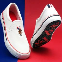 U.S. Polo Assn. Men's SKYE Off White Plimsolls-image-56
