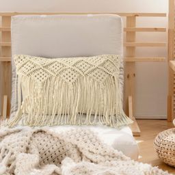 SASHAA WORLD Beige Geometric Rectangle Cushion Covers-image-29