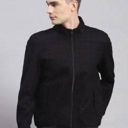 Monte Carlo Wine Regular Fit Checks Reversible Jacket-10