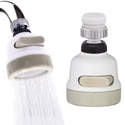 Clinton Rotating Water-Saving Sprinkler 3 Gear Adjustable Head Nozzle Splash Proof Filter Extender Sprayer (Pack of 2)-image-2