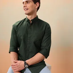Mast & Harbour Men Standard Horizontal Striped Pure Cotton Casual Shirt-picture-30