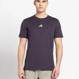 adidas Aurora Black Slim Fit Designed 4 Training T-Shirt-image-77
