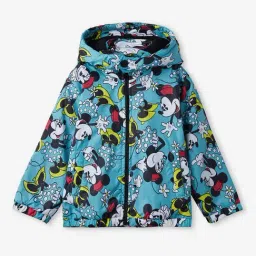 The Souled Store Girls Blue Minnie Pattern Puffer Jackets-image-72