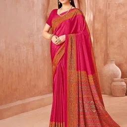 DURGA EMPORIO Ethnic Motifs Saree With Unstitched Blouse Piece-picture-16